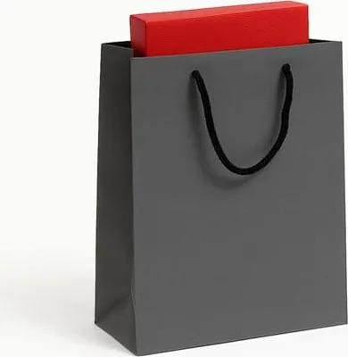 Zdjęcie produktu dla Torba Papierowa Na Prezent na prezenty 240x90x320 Czarna