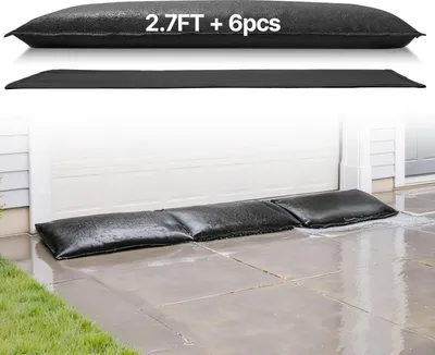 Obrázok produktu pre VEVOR vrecia na piesok (bez piesku) 6 ks (83 x 43 cm) protipovodňová bariéra ochrana pred povodňami opakovane použiteľné, protipovodňové vrecia na ochranu pred povodňami pre dom dvere pivnica garáž protipovodňové vrecia protipovodňová bariéra