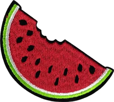 Produktbild von Wassermelonenfrucht-Emblem-Aufnäher zum Aufbügeln