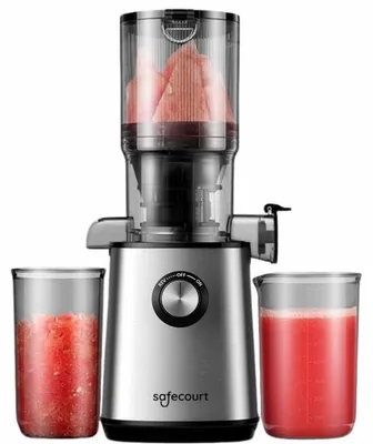 Image de Centrifugeuse Safecourt Kitchen - Pour fruits et légumes - Grande ouverture d'alimentation - Moteur puissant de 200 W
