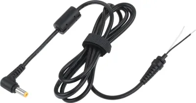 Zdjęcie produktu dla KOM0262 Wtyk katowy 5,5/2,5 (18,5V/3,8A) sieciowy
