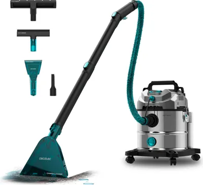 Produktbild von Cecotec Nass-/Trockensauger für Feststoffe, Flüssigkeiten, Polster und Teppiche (mit Kabel) Conga CarpetClean 20000 Pro Ultra. 1600 W, 21 kPa