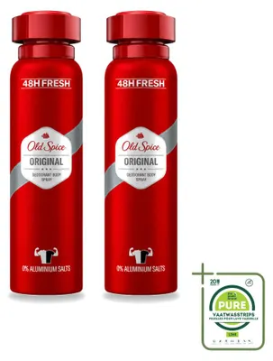 Zdjęcie produktu dla 2 sztuki dezodorantu Old Spice Original, pojemność 150 ml - opakowanie zbiorcze