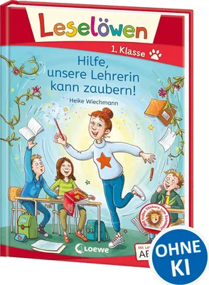 Produktbild von Leselöwen 1. Klasse - Hilfe, unsere Lehrerin kann zaubern!