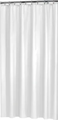 Image de Rideau de douche en peau de phoque textile Madeira 200 x 120cm Blanc