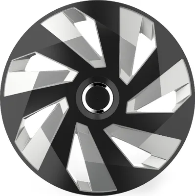 Produktbild von Z480858 Radkappen Radzierblenden SATZ (4Stück) 16 Zoll Vector RC schwarz-silber