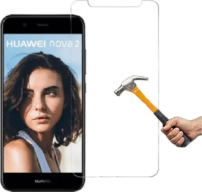 Produktbild von ino Schutzglas  kompatibel mit Huawei nova 2  Panzerglas Displayschutzglas   Schutz  9H Härte Displayglas