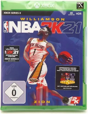 Produktbild von 2K NBA 2K21, Xbox Series X, Multiplayer-Modus, E (Jeder), Physische Medien