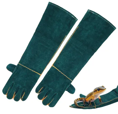 Imagen del producto de Guantes de protección resistentes al corte, de 60 cm de longitud, con protección para los brazos, ideales para trabajos de jardinería