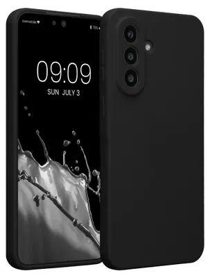 Produktbild von kwmobile Silikon Case für Samsung Galaxy A57 5G Hülle - Soft gummierte Handyhülle, Schutzhülle Cover in Schwarz