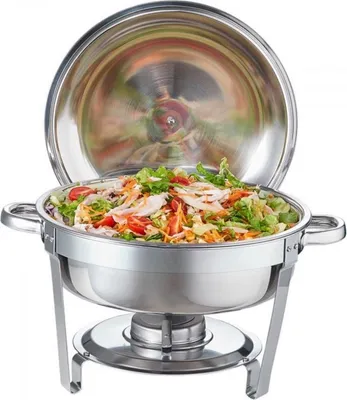 Immagine prodotto di Scaldavivande – Piastra elettrica riscaldante – Set di 4 scaldavivande – Contenitore in acciaio inox da 5,38 l – Piastre riscaldanti per buffet, catering e ristorazione