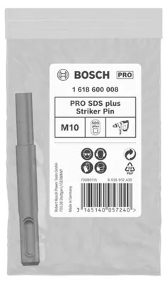Zdjęcie produktu dla Bosch 1 618 600 008, SDS-plus, Metal, Stal nierdzewna, 86 mm, 8,4 mm