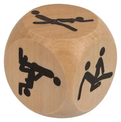 Imagen del producto de OOTB - Dado Madera Kamasutra 3x3 cm 1 Unidad
