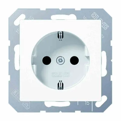 Produktbild von JUNG SCHUKO Steckd.o.Kralle A1520NWW