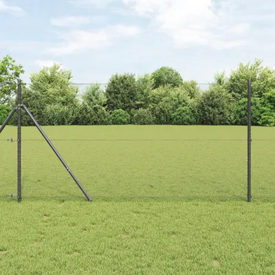 Produktbild von Desgin Hexagonzaun Grau 1,2x10 m Stahl - Zaunzubehör 3352781