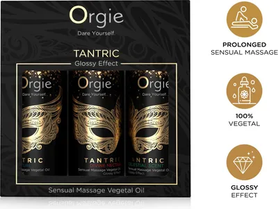 Image de ORGIE Huile de Massage Sensuelle Tantrique Mini Format (3x30ml)