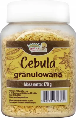 Obrázek produktu pro Granulovaná dobrá cibule 170 g v opakovaně použitelné sklenici