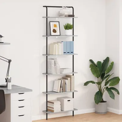 Zdjęcie produktu dla Maison Exclusive - Regał na książki, 6 półek, 60 x 24 x 203 cm, płyta wiórowa
