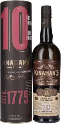 Produktbild von Kinahan's 10 Years Old Single Malt Irish Whiskey 46 %  0,70 lt.