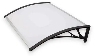Immagine prodotto di Pensilina tettoia da esterno in ABS per porte e finestre Gripau opaco - P75xL115 cm