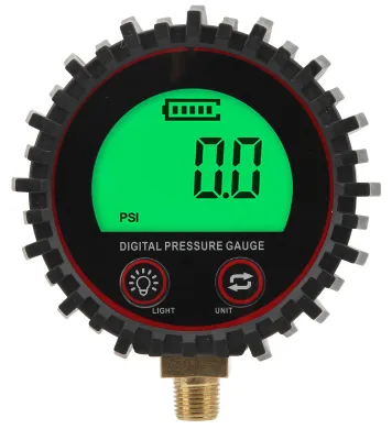 Obrázek produktu pro Digitální měřič tlaku v pneumatikách 3šC255 PSI s LCD displejem, 3,1 V DC, závit 10 mm, autopříslušenství