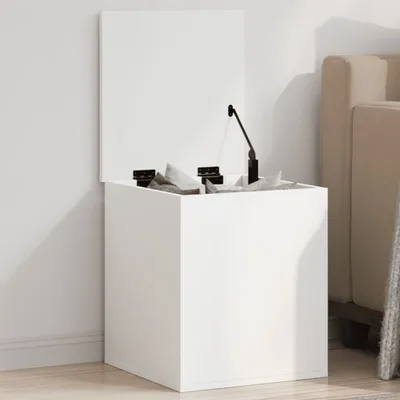Produktbild von vidaXL Truhe Weiß 40x42x46 cm Holzwerkstoff