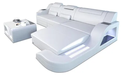 Produktbild von Ecksofa Palermo L-Form in Leder