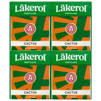 Produktbild von Läkerol Cactus sugarfree 4x25g
