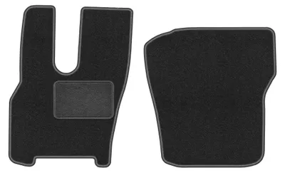 Image de Tapis de sol en moquette pour DAF XF 2022- (utilitaire) – jeu 4 pièces, gris graphite, sur mesure – Wielganizator LUX