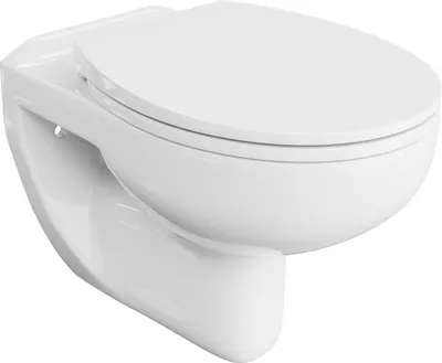 Produktbild von Lavita | Wandhängende WC - Mit Deckel - Softclose Sitz - Wandtoilette - Weiße Keramik - Kompaktes Design - 53 Cm - Arctic