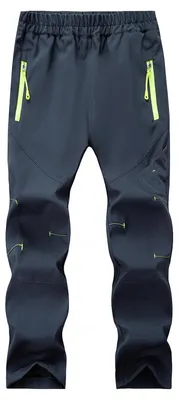 Produktbild von BWBIKE: Schnelltrocknende Outdoorhose für Jungen, leichte Wander- und Campinghose für Kinder, mit Reißverschluss-Taschen, ideal für Jugendsport, als Jogginghose für Trekking und Abenteuer