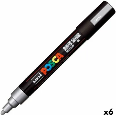 Image de Uni-Ball PC-5M marqueur Pointe ogive Argent