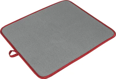 Produktbild von METALTEX SofTex 45 x 40 cm - Microfaser Abtropfmatte grau/rot
