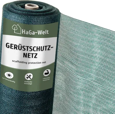 Produktbild von Grünes Gerüstnetz – ideales Schutznetz für Ihr Gerüst – 3 Meter