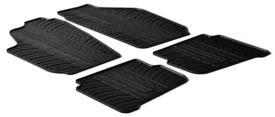 Produktbild von Gledring Fußmatten Set Gummi für VW POLO (9N) Vorne+Hinten