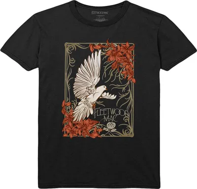 Produktbild von Fleetwood Mac - T-Shirt für Herren/Damen Uni RO5456 (L) (Schwarz)