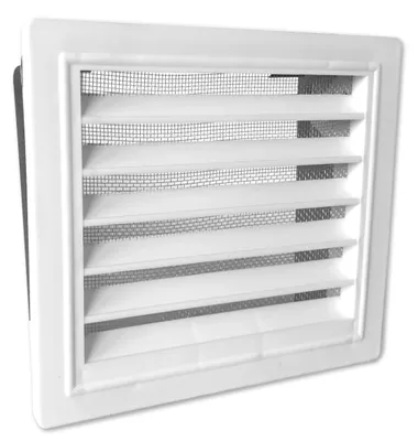 Immagine prodotto di Griglia di ventilazione in plastica con telaio di montaggio 200x200