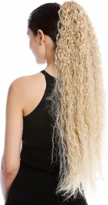Produktbild von WIG ME UP Zopf Pferdeschwanz Extrem Lang Voluminös Krepplocken Blond Platin Mix N857-V-24BT613