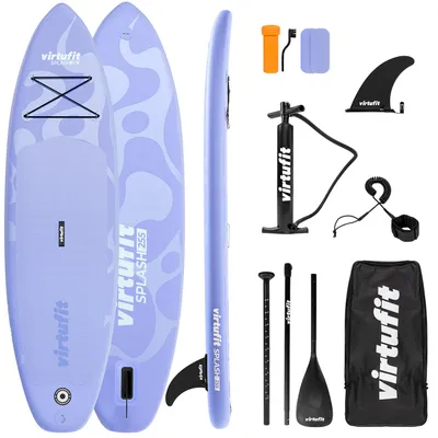 Zdjęcie produktu dla VirtuFit Splash - deska SUP - stabilna i lekka - 255 cm - Fioletowy Flow