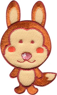 Produktbild von Fuchs Tier - Aufnäher, Bügelbild, Aufbügler, Applikationen, Patches, Flicken, Zum Aufbügeln, Größe: 3,7 x 6,1 cm
