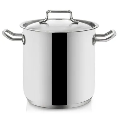 Obrázok produktu pre Orion Hrniec na varenie Oceľový hrniec s pokrievkou 18/10 PREMIUM 11l 24 cm