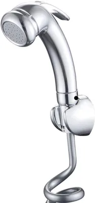 Produktbild von Hochdruck-Handdusche mit Bedienhebel, 1/2" Gewinde, Chrom, für Camping, Bad
