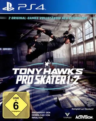 Zdjęcie produktu dla Activision Tony Hawk's Pro Skater 1+2, PlayStation 4, Powyżej 13 lat, Nośnik fizyczny