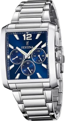 Produktbild von Festina Edelstahl Herren Uhr Armbanduhr silber Elegant D2UF20635/2