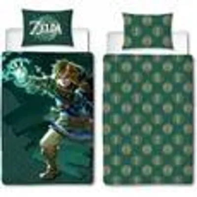 Obrázok produktu pre Súprava obojstranného posteľného prádla – ZELDA – mikrovlákno – 1 obliečka na perinu 140 x 200 cm + 1 obliečka na vankúš 63 x 63 cm