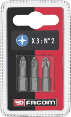 Produktbild von Facom Bits Serie 1 High Perf - PZ2, 3-tlg