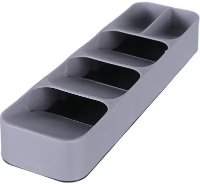 Obrázek produktu pro Kompaktní skříňka na pořádek, 5 přihrádek, pro více než 24 kusů – šedá