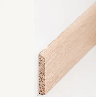 Produktbild von Sockelleisten "Osnabrück" - Eiche roh (Massivholz - 99.60.10.58.1)