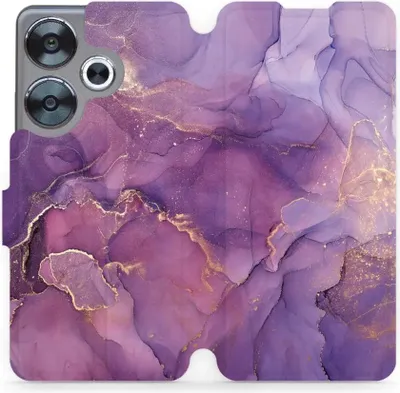 Produktbild von Handyhülle mit klappe für Xiaomi Poco F6, Mobiwear Book, Violett