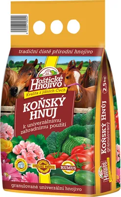 Obrázok produktu pre Konský hnoj HOŠTICKÝ 2,5kg